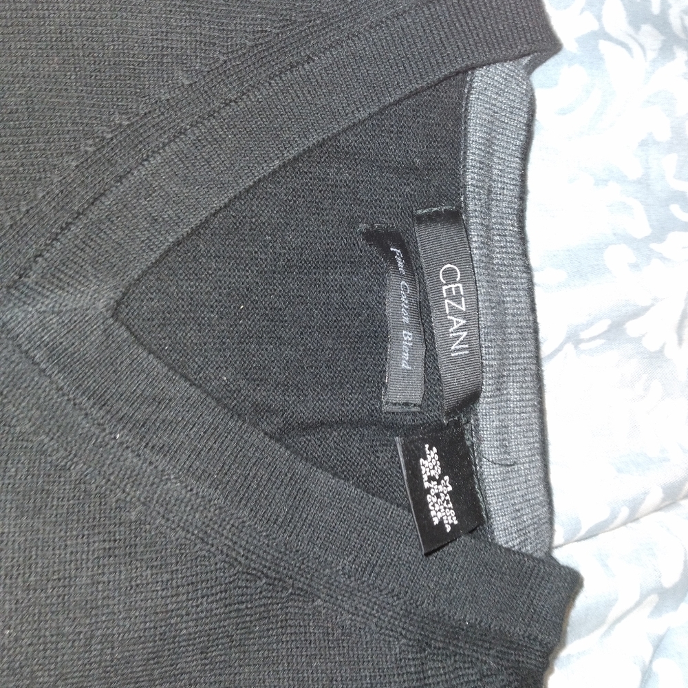 Good condition black v neck sweater